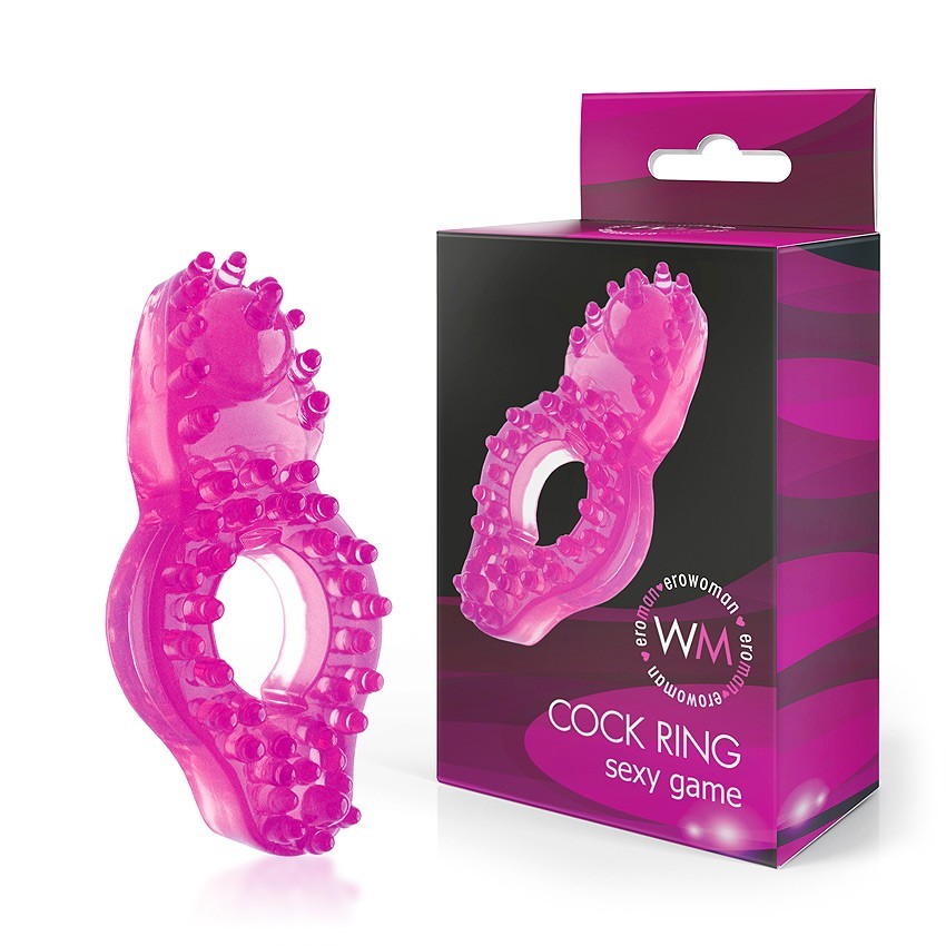 Кольцо эрекционное "Super Stretchy Cockring" розовая Кольцо эрекционное "Super Stretchy Cockring" розовая