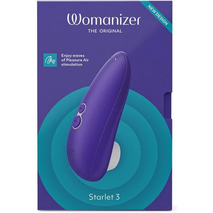 Бесконтактный клиторальный стимулятор Womanizer Starlet 3 индиго Бесконтактный клиторальный стимулятор Womanizer Starlet 3 индиго